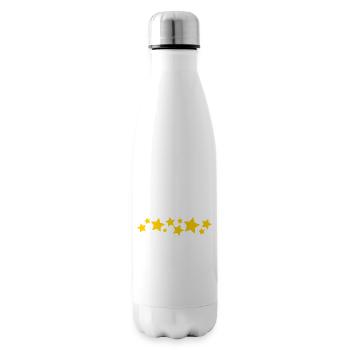 Gerade niedliche Sternengrenze - Isolierflasche - Weiß - Rechts