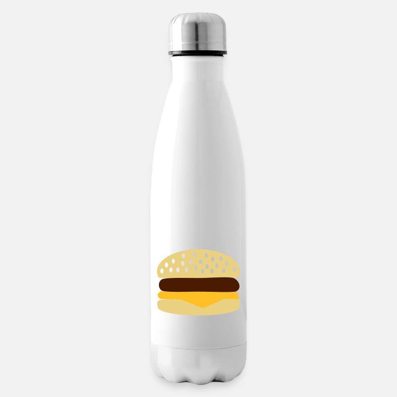 Burger - Bouteille isotherme - blanc