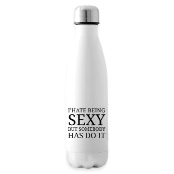 I' hate being sexy - Insulated Water Bottle - white - Right