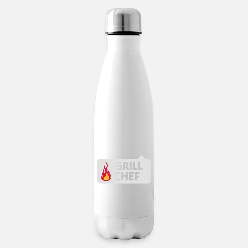 Ich bin der Grill Chef! - Isolierflasche - Weiß