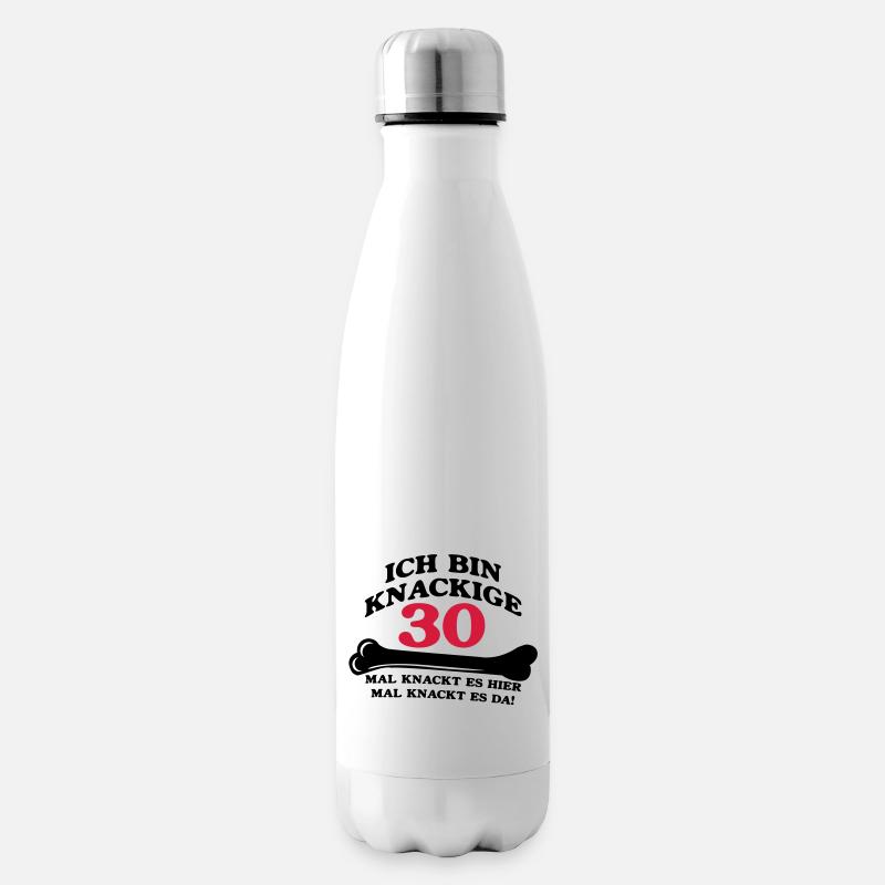Geburtstag - Ich bin Knackige 30 - Isolierflasche - Weiß