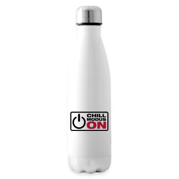 chill_modus_on_f2 - Bouteille isotherme - blanc - Droite