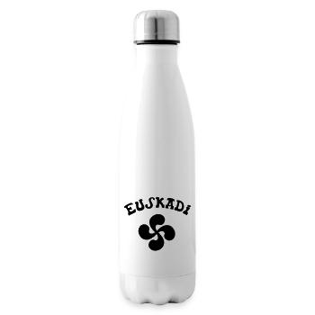 Croix Basque noir vectoriel - Bouteille isotherme - blanc - Droite