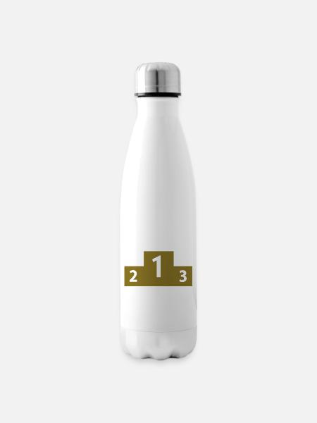 Sieger Podest - Isolierflasche - Weiß