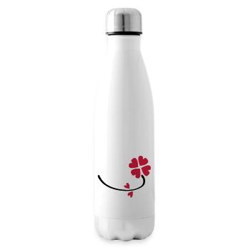 Flower heart - Insulated Water Bottle - white - Right