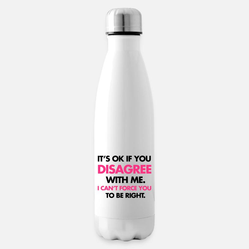 Funny - Bouteille isotherme - blanc