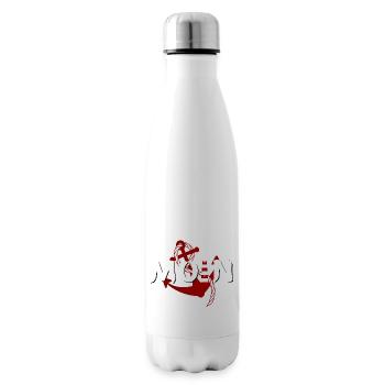 Moin Leuchtturm Anker - Isolierflasche - Weiß - Rechts