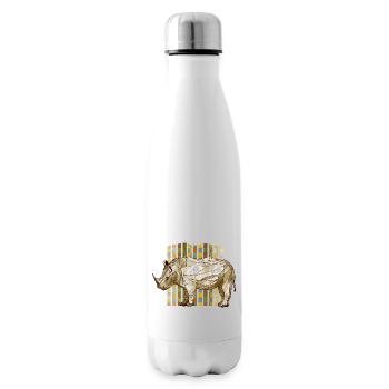 rhinoceros - Insulated Water Bottle - white - Right