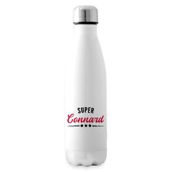 super connard - Bouteille isotherme - blanc - Droite