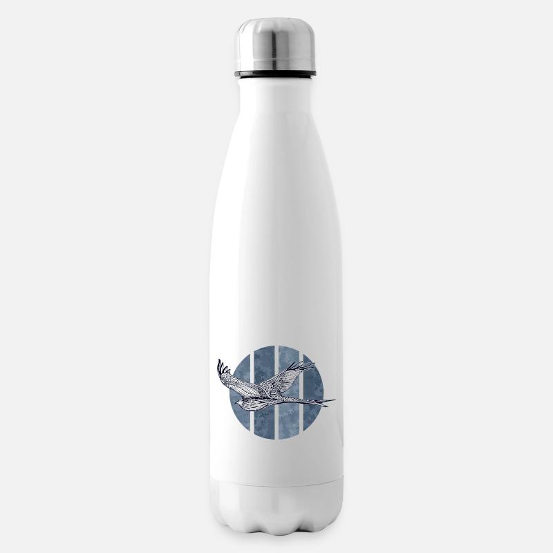 oiseau - Bouteille isotherme - blanc