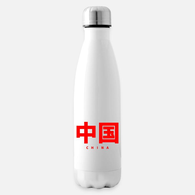 China Chinesisch - Isolierflasche - Weiß