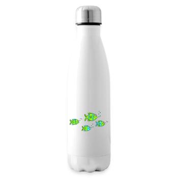 Fish Water Sea Graffiti Dessin des enfants Nature - Bouteille isotherme - blanc - Droite