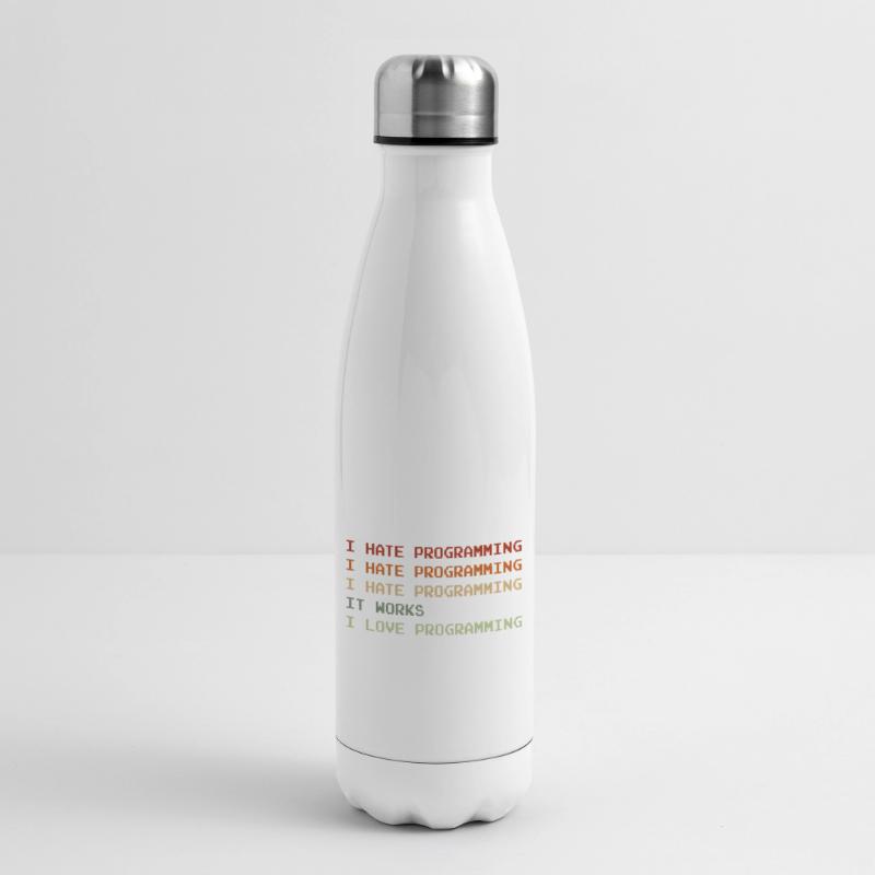 Things I Hate Programming Coder Coding Developer S Isolierflasche