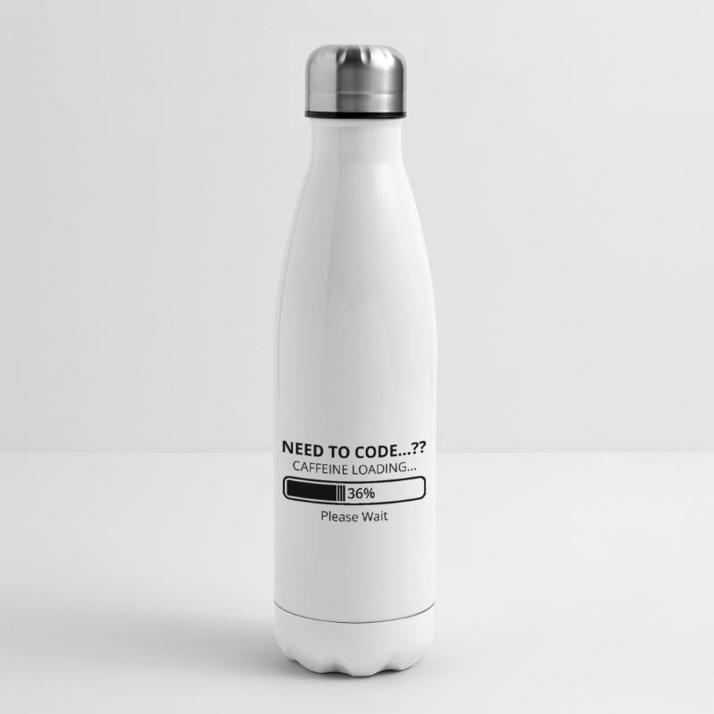 Need To Code Caffeine Loading Please Wait Develope Isolierflasche