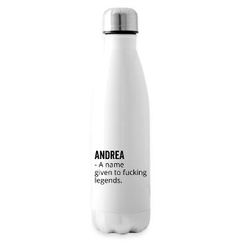 Andrea un nom donné à Fucking Legends - Bouteille isotherme - blanc - Droite
