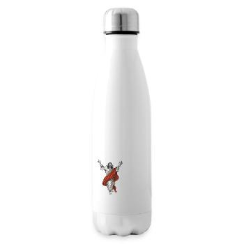 The funny life without Jesus is like an undaunted - Insulated Water Bottle - white - Right