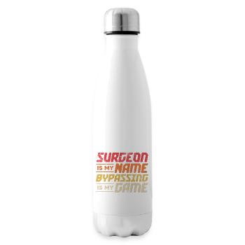 Sleeve Gastrectomy Gastric Bypass - Professional - Insulated Water Bottle - white - Right
