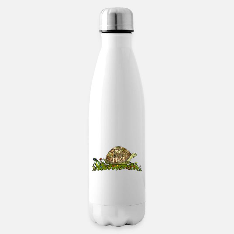 Tortue - Bouteille isotherme - blanc