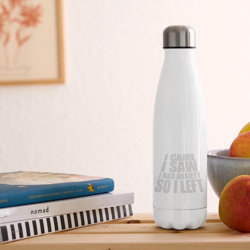 J’avais de l’anxiété en disant Bouteille isotherme