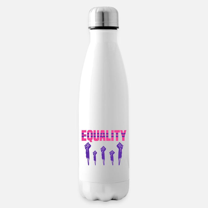EQUALITY - Insulated Water Bottle - white