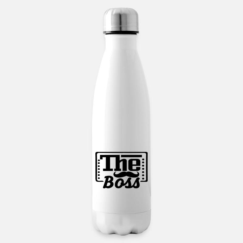 Le patron - Bouteille isotherme - blanc
