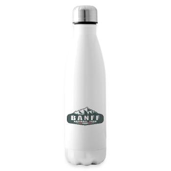 Banff National Park - Insulated Water Bottle - white - Right