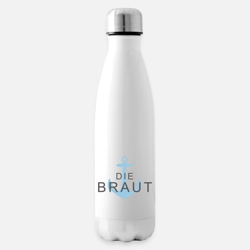 Die Braut Anker - Isolierflasche - Weiß
