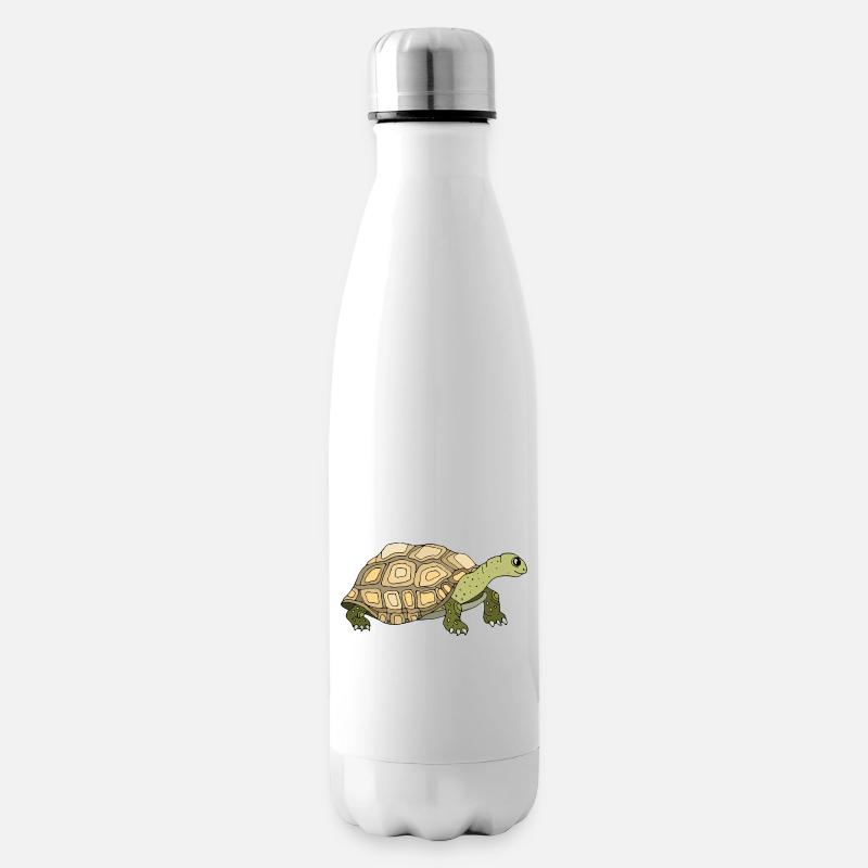 Schildkröte - Isolierflasche - Weiß
