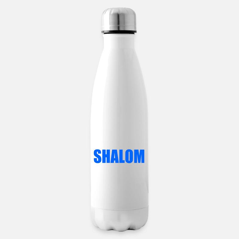Shalom - Isolierflasche - Weiß