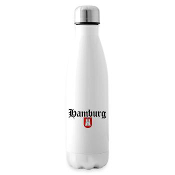 Hamburg - Isolierflasche - Weiß - Rechts