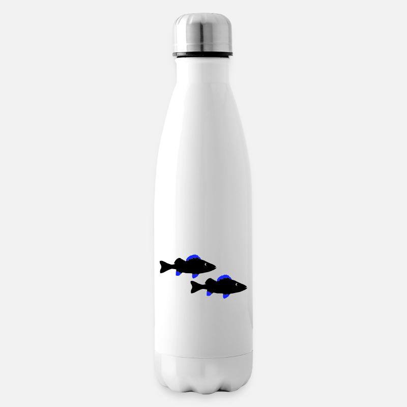 barsch fische - Isolierflasche - Weiß