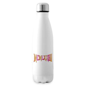 MCMLXXIII 1973 50e anniversaire B-Day cadeau d’anniversaire - Bouteille isotherme - blanc - Droite