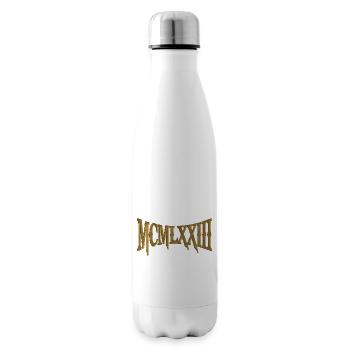 MCMLXXIII 1973 50e anniversaire B-Day cadeau d’anniversaire - Bouteille isotherme - blanc - Droite