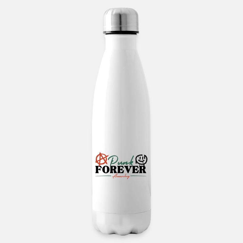 Punk Forever - Anarchy - Isolierflasche - Weiß