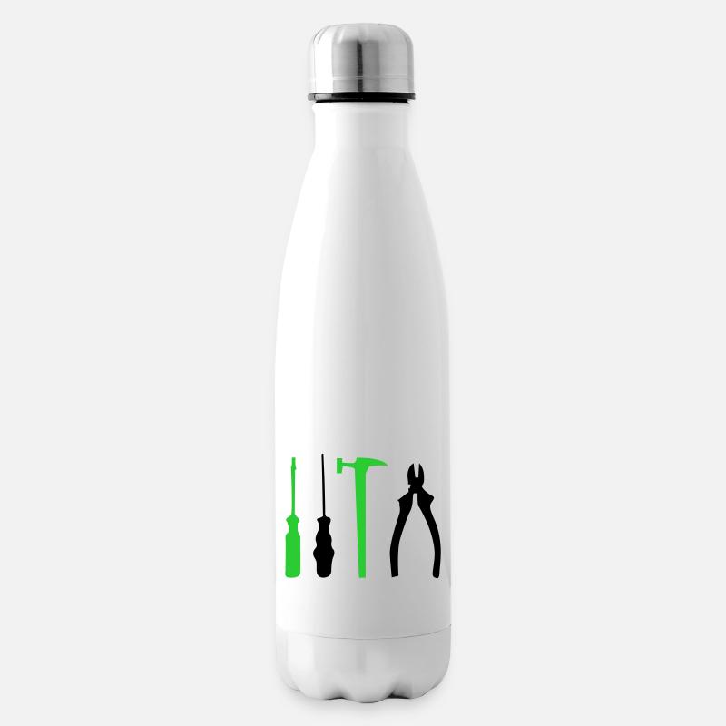 outil - Bouteille isotherme - blanc