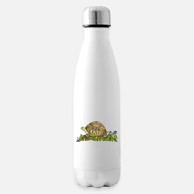Tortue - Bouteille isotherme - blanc