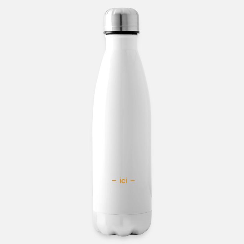 C'est pas Versailles ici - Bouteille isotherme - blanc