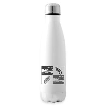 VTT Pop Art pas BG - Bouteille isotherme - blanc - Droite