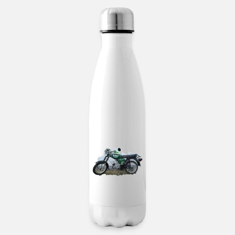 Moped - Isolierflasche - Weiß