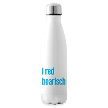 I red boarisch - Isolierflasche - Weiß - Rechts