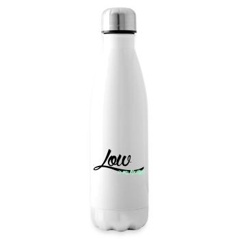 low is my lifestyle - Isolierflasche - Weiß - Rechts