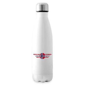 I Love Norway, Elegance Style Design T-Shirt - Insulated Water Bottle - white - Right