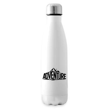 🏔 ADVENTURE – Hörst du den Ruf der Berge? - Isolierflasche - Weiß - Rechts