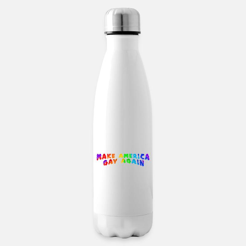 Make America Gay Again - Isolierflasche - Weiß