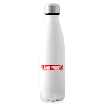Take profit Stock Market Stock Market Trader - Insulated Water Bottle - white - Right