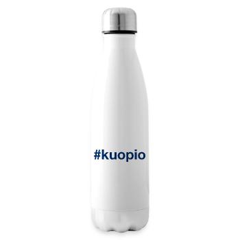 Kuopio Suomi Finlande Hashtag - Bouteille isotherme - blanc - Droite