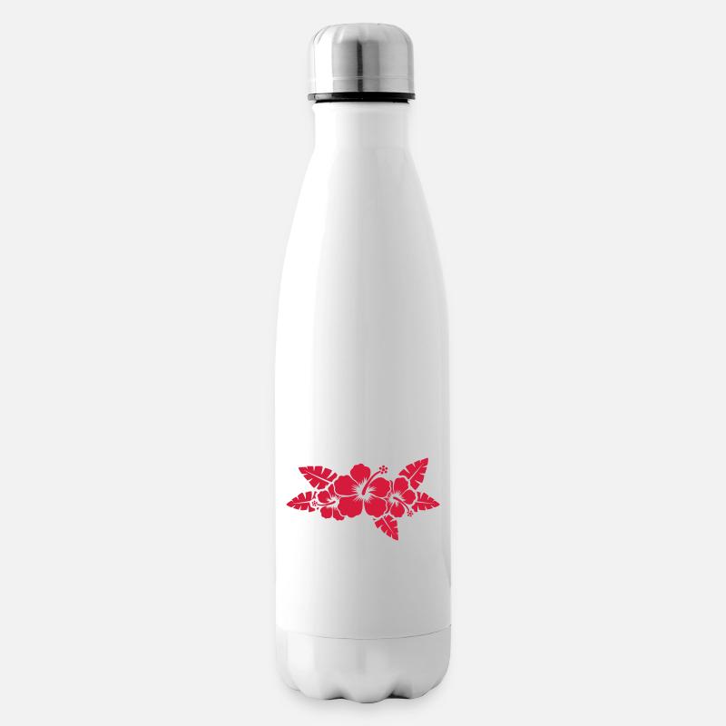 hawaiian flower - Isolierflasche - Weiß