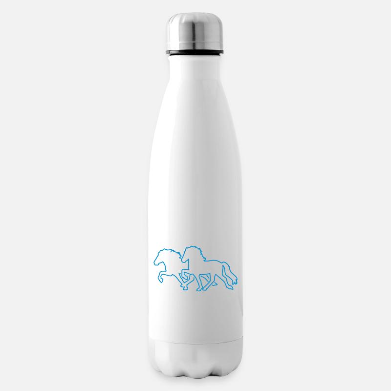 Tölt & Pass - Isolierflasche - Weiß