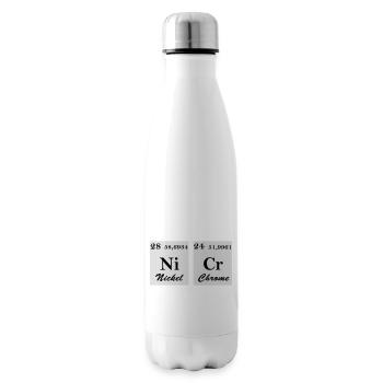 Nickel Chrome - Bouteille isotherme - blanc - Droite
