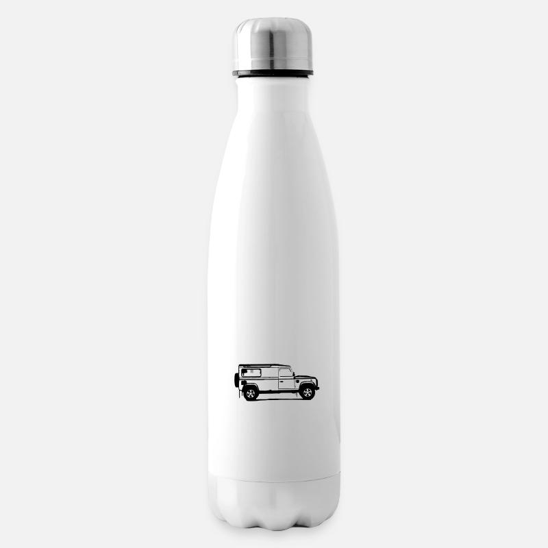 Land Rover Defender - Isolierflasche - Weiß